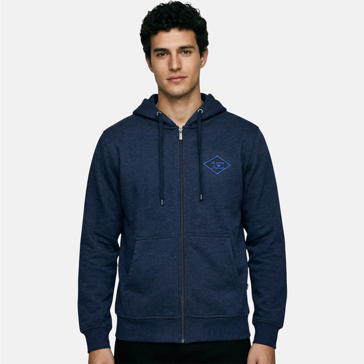 Sweats zippés  Lee cooper GLCM2030 SW S4 MARINE