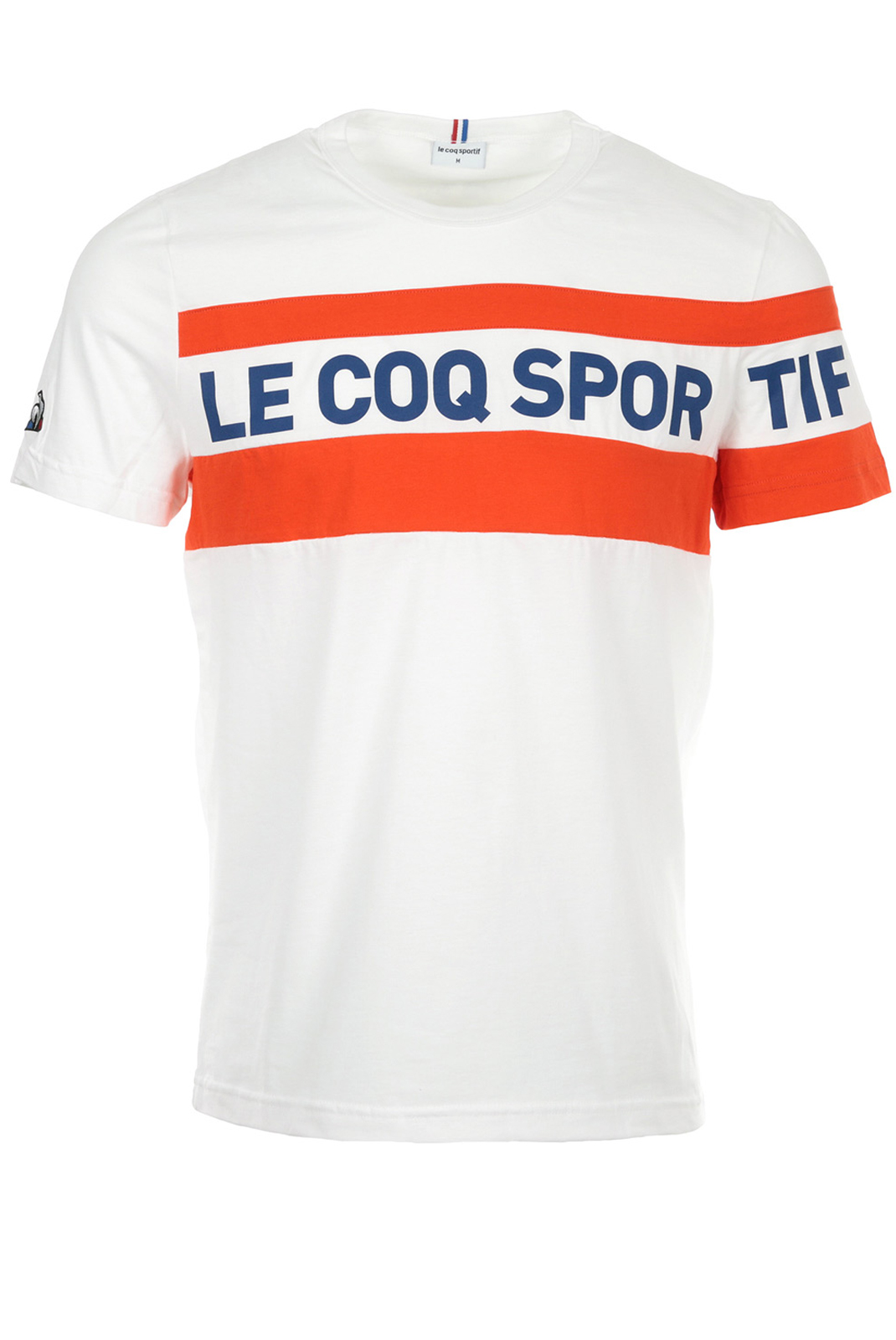 t shirt le coq sportif homme orange
